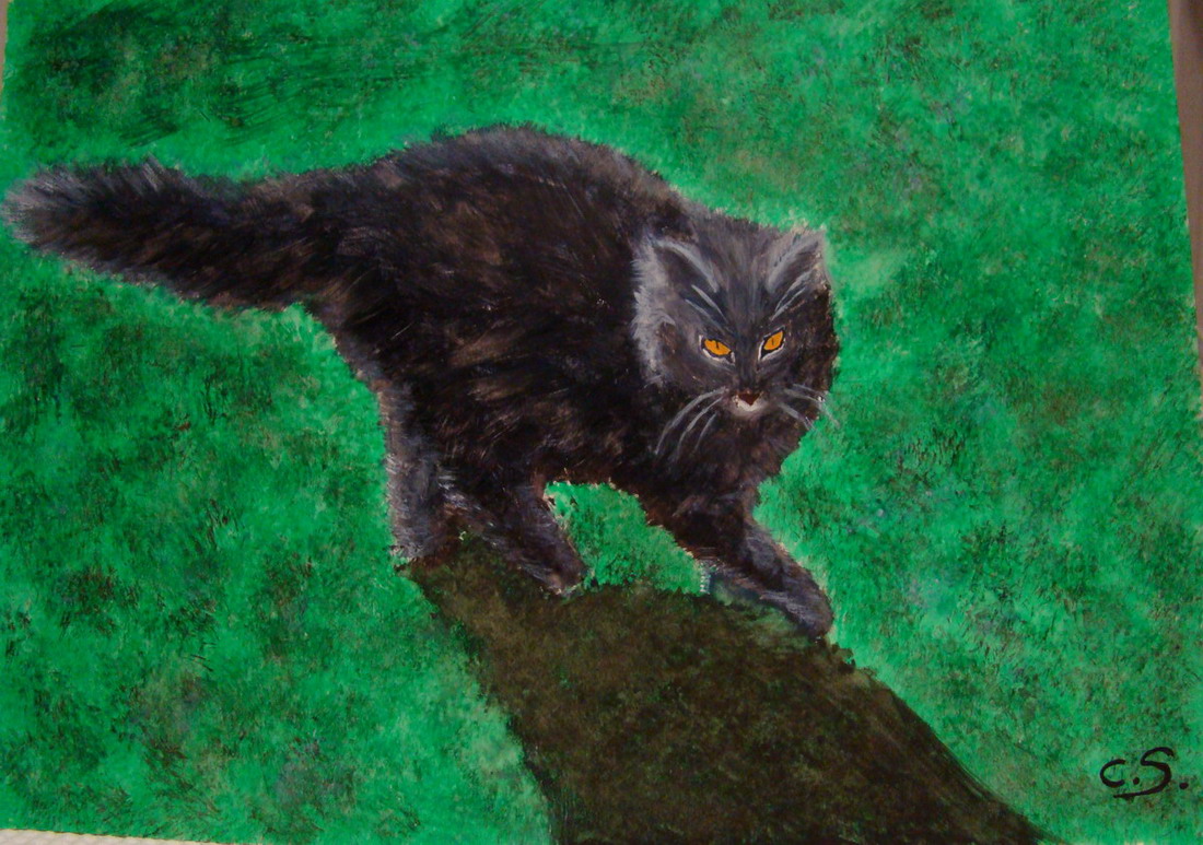 Acquarello della mia gattina